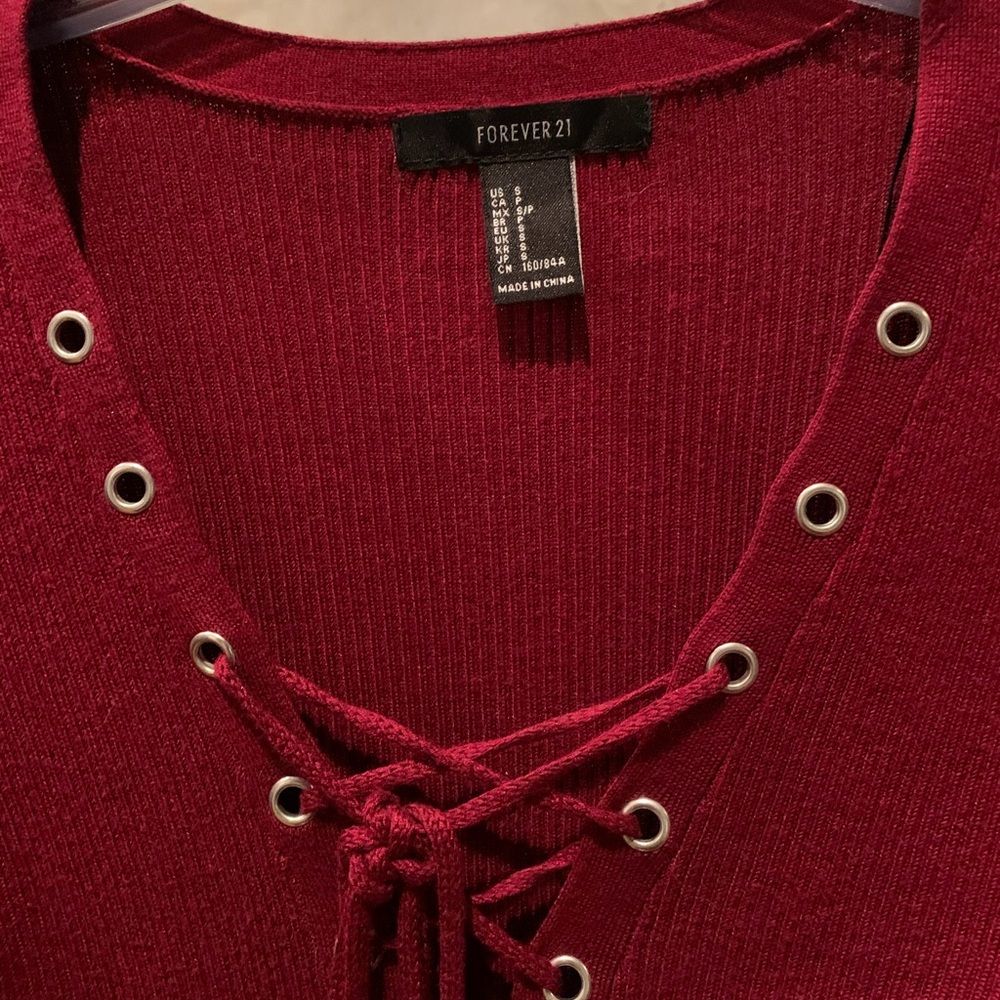Ribbed sweater dress